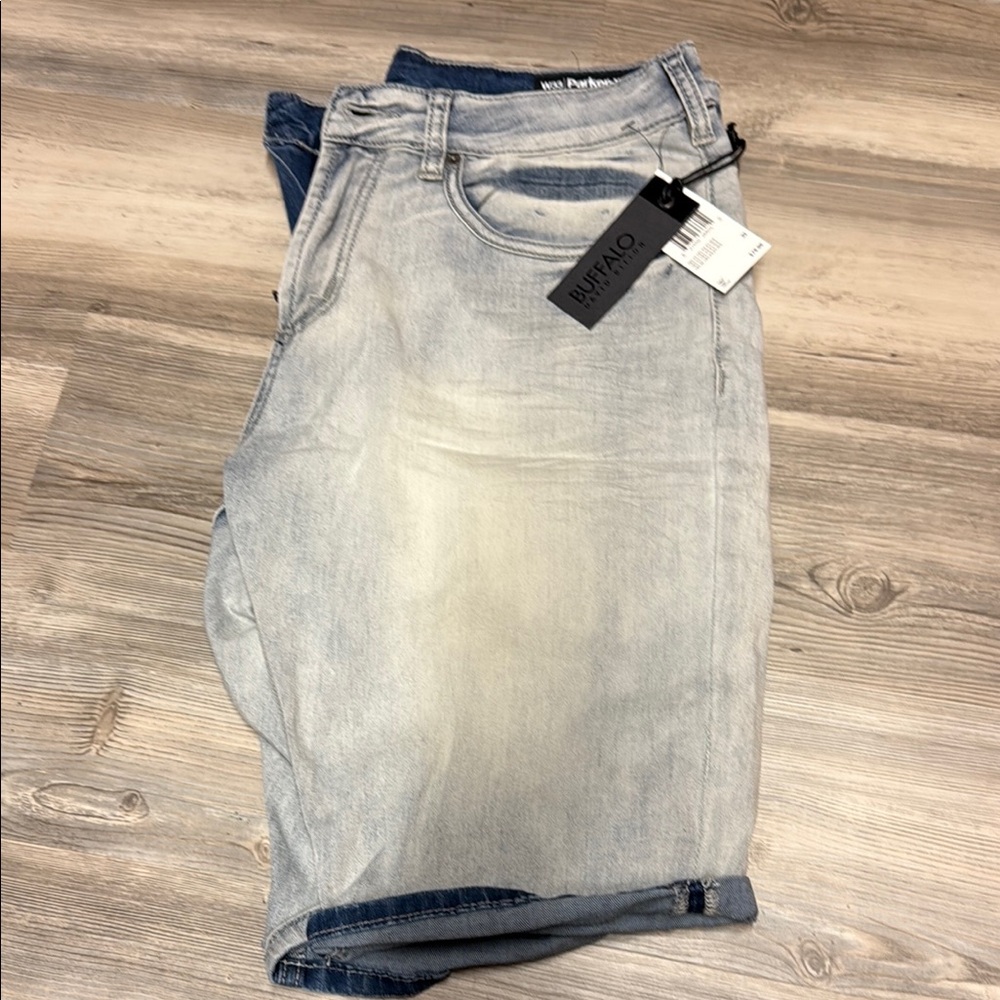Buffalo Light Wash Denim Shorts